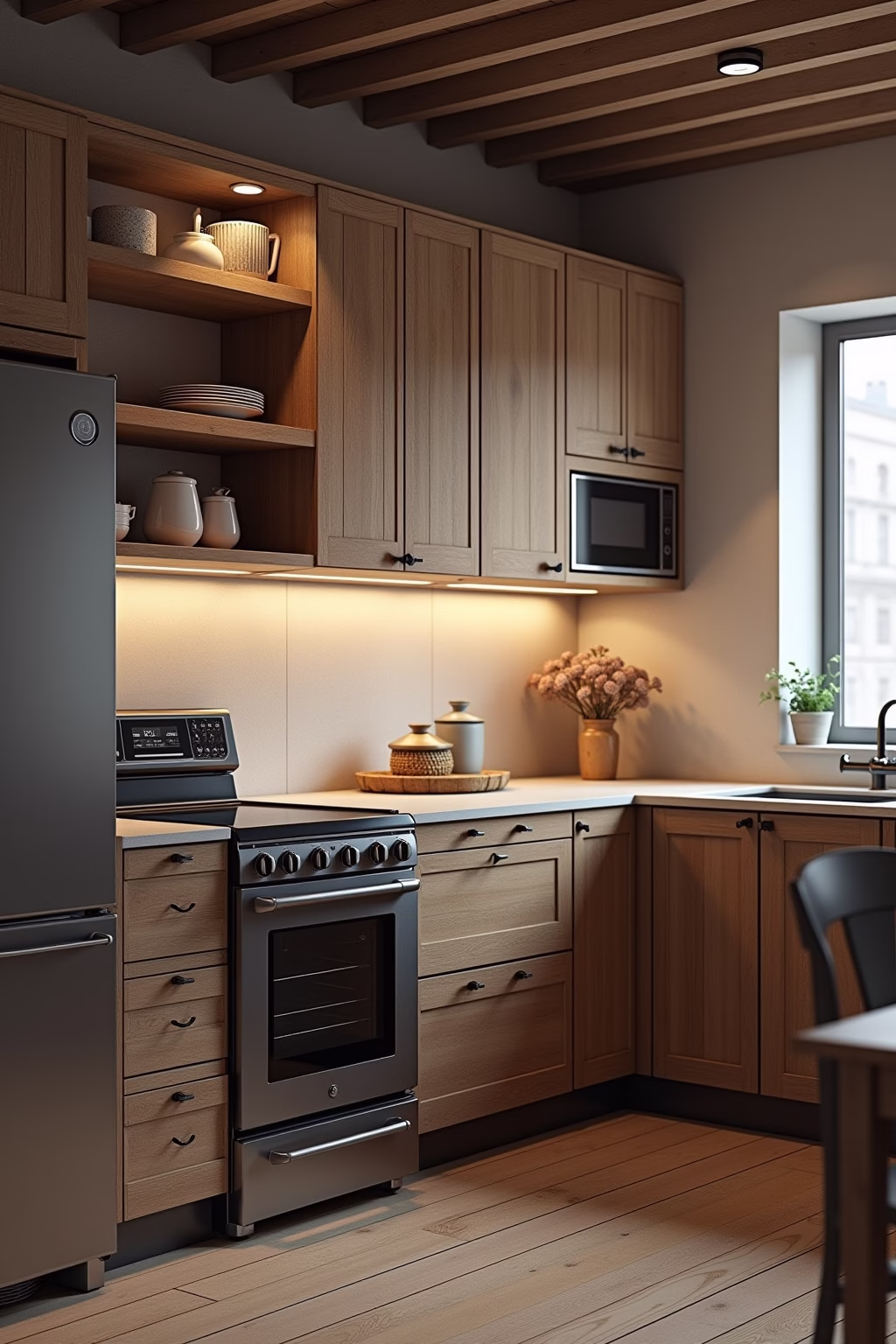 kueche landhaus modern outline 5