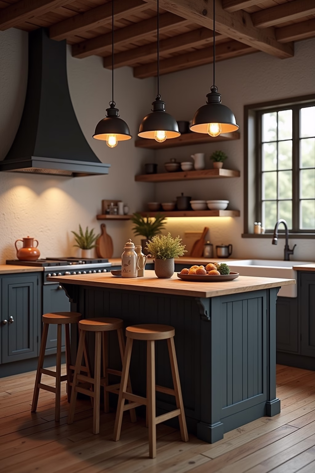 kueche landhaus modern outline 6