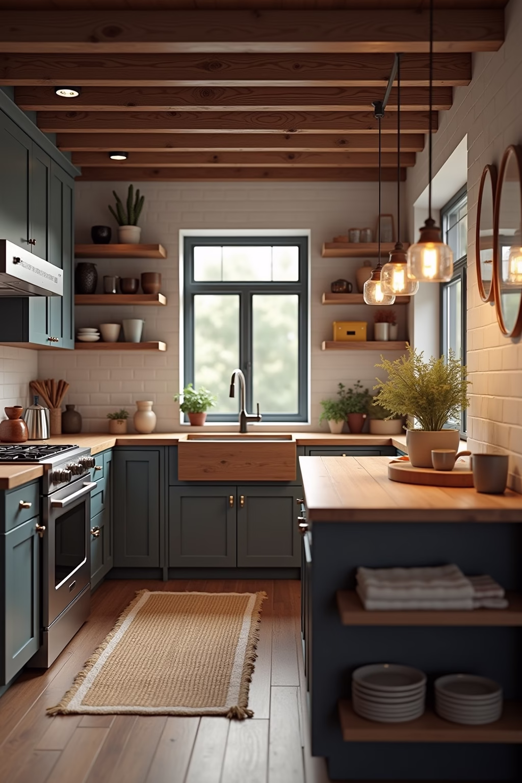 kueche landhaus modern outline 8