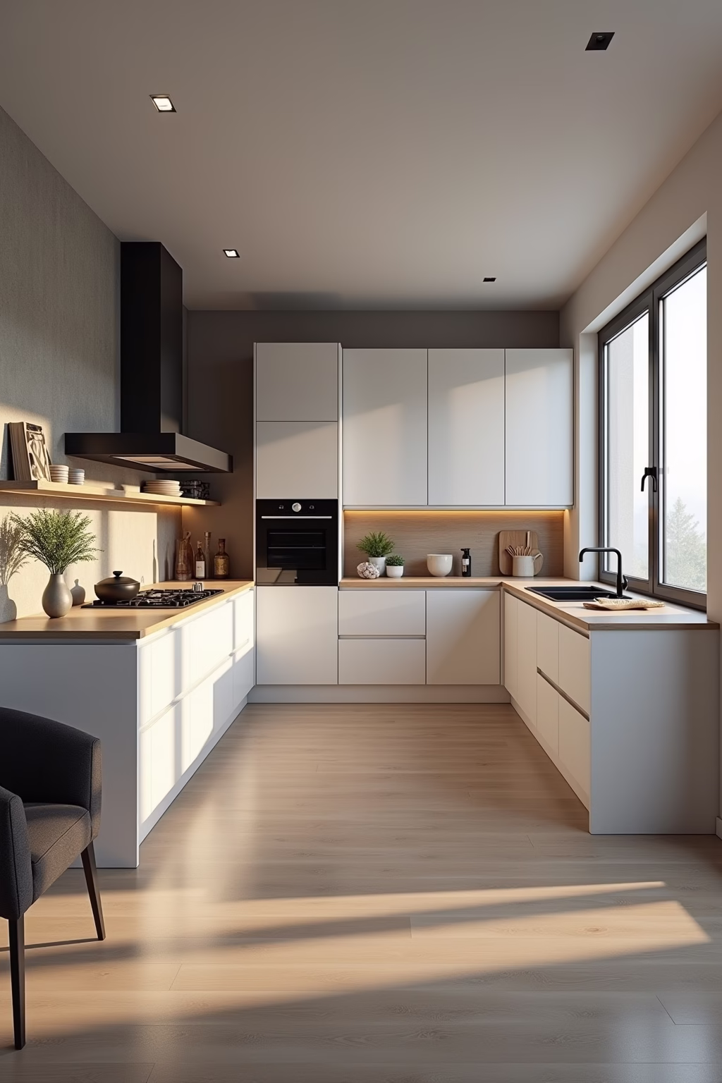 8 L-Küche Ideen für Funktionalität und Design 15 l kueche outline 3 1