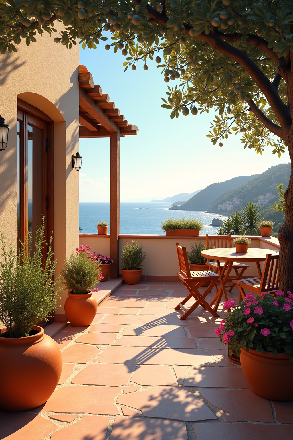 mediterrane terrasse outline 1