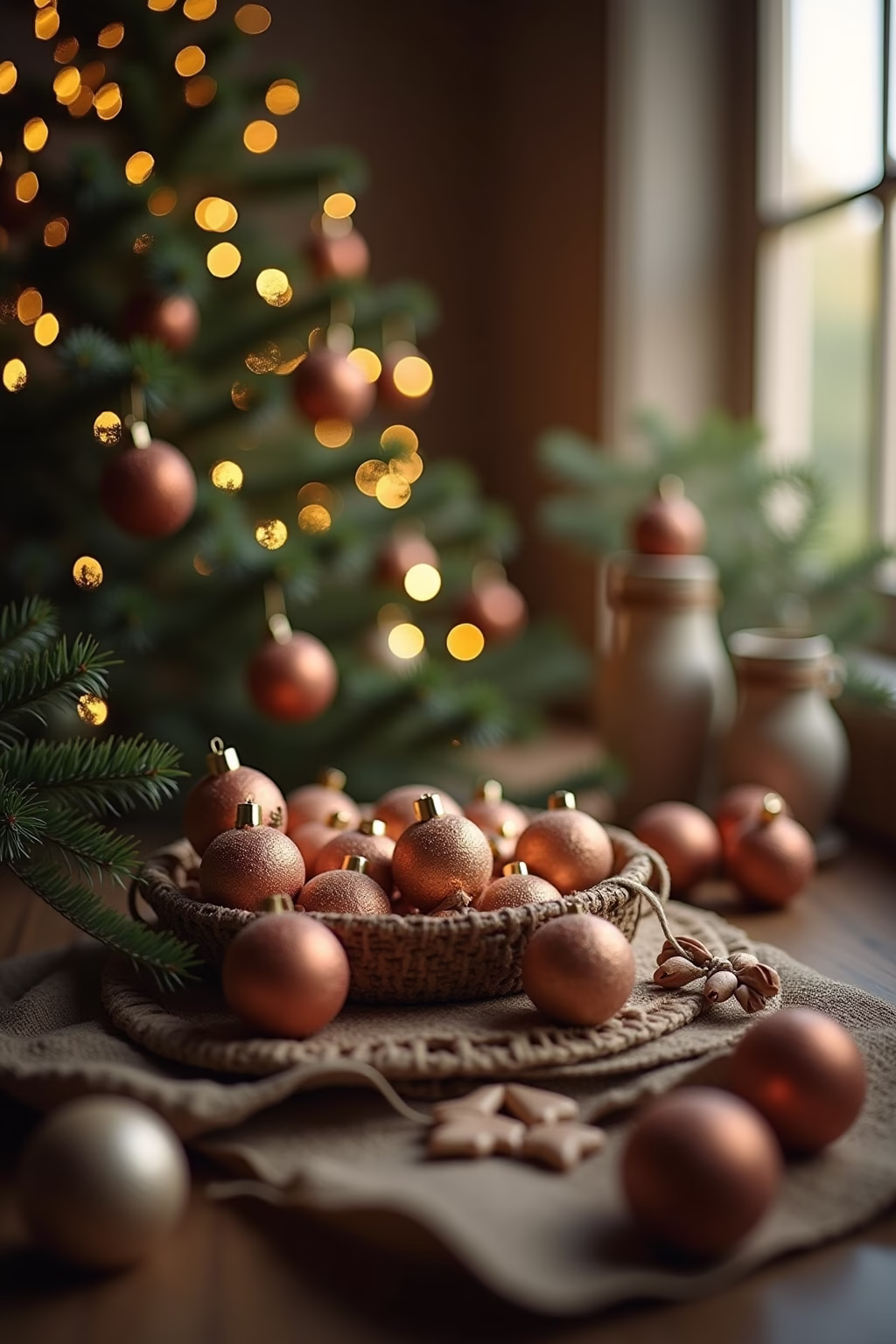 moderne weihnachtsdekoration outline 4