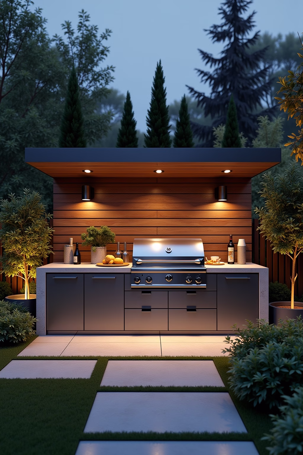 outdoor kueche outline 1