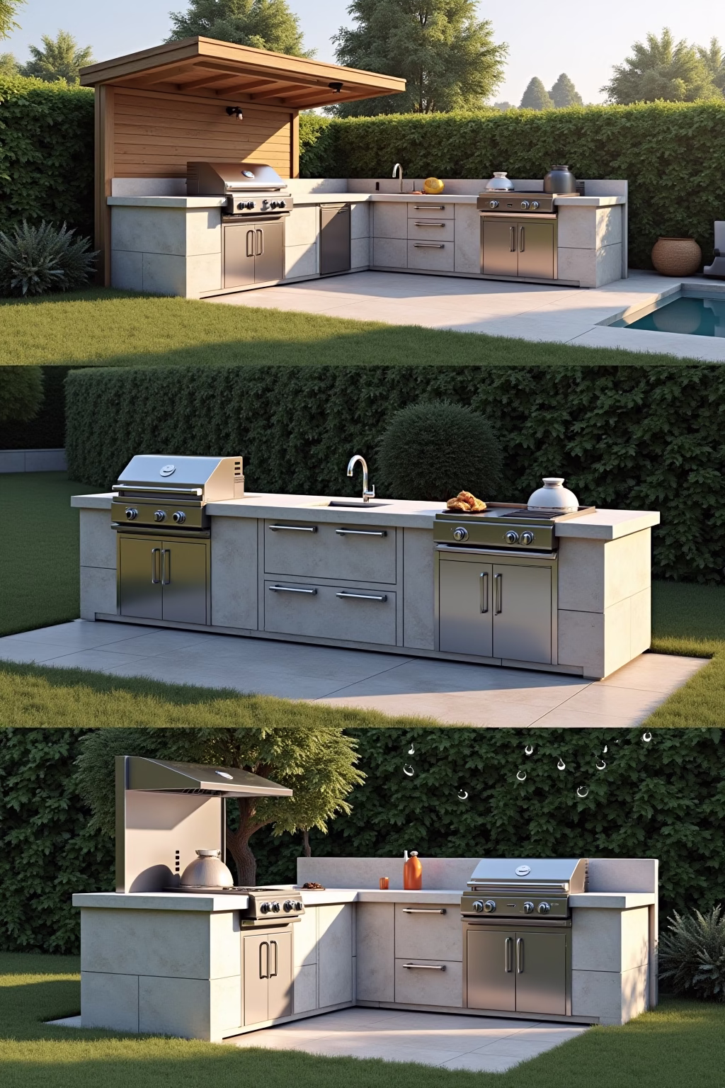 outdoor kueche outline 2