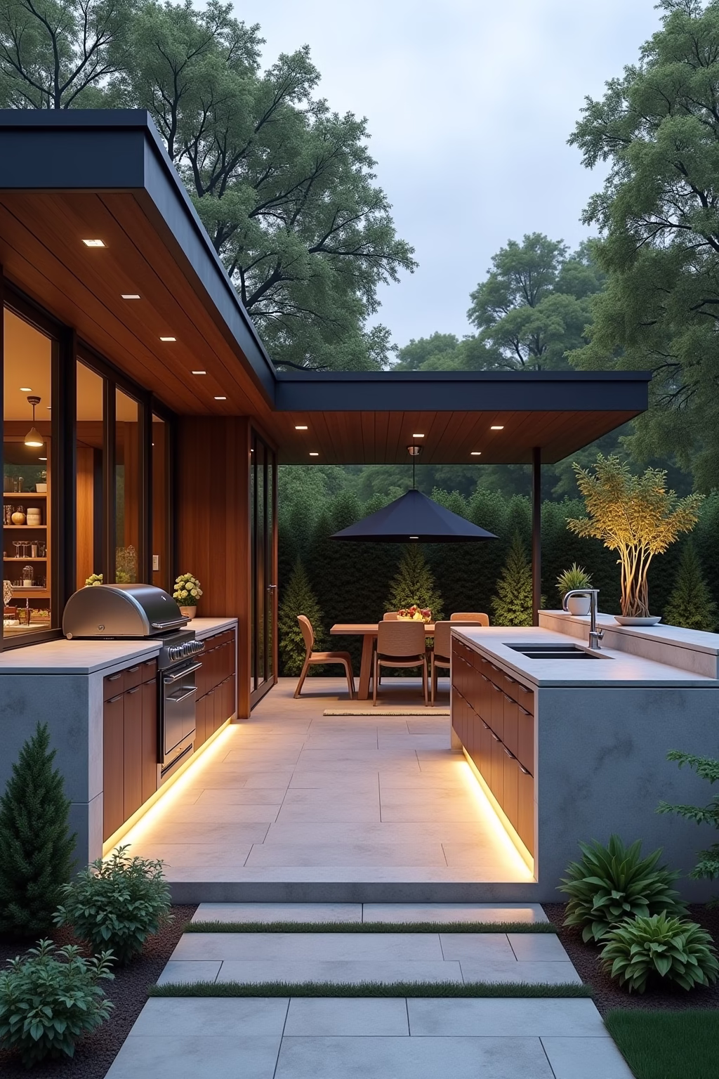 outdoor kuechen ideen outline 7