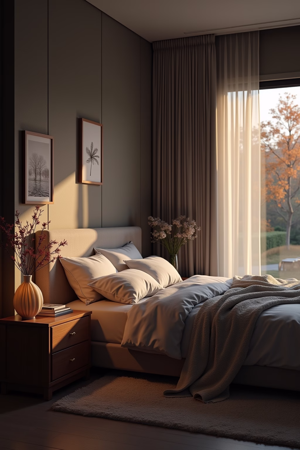 schlafzimmer einrichten ideen modern outline 8