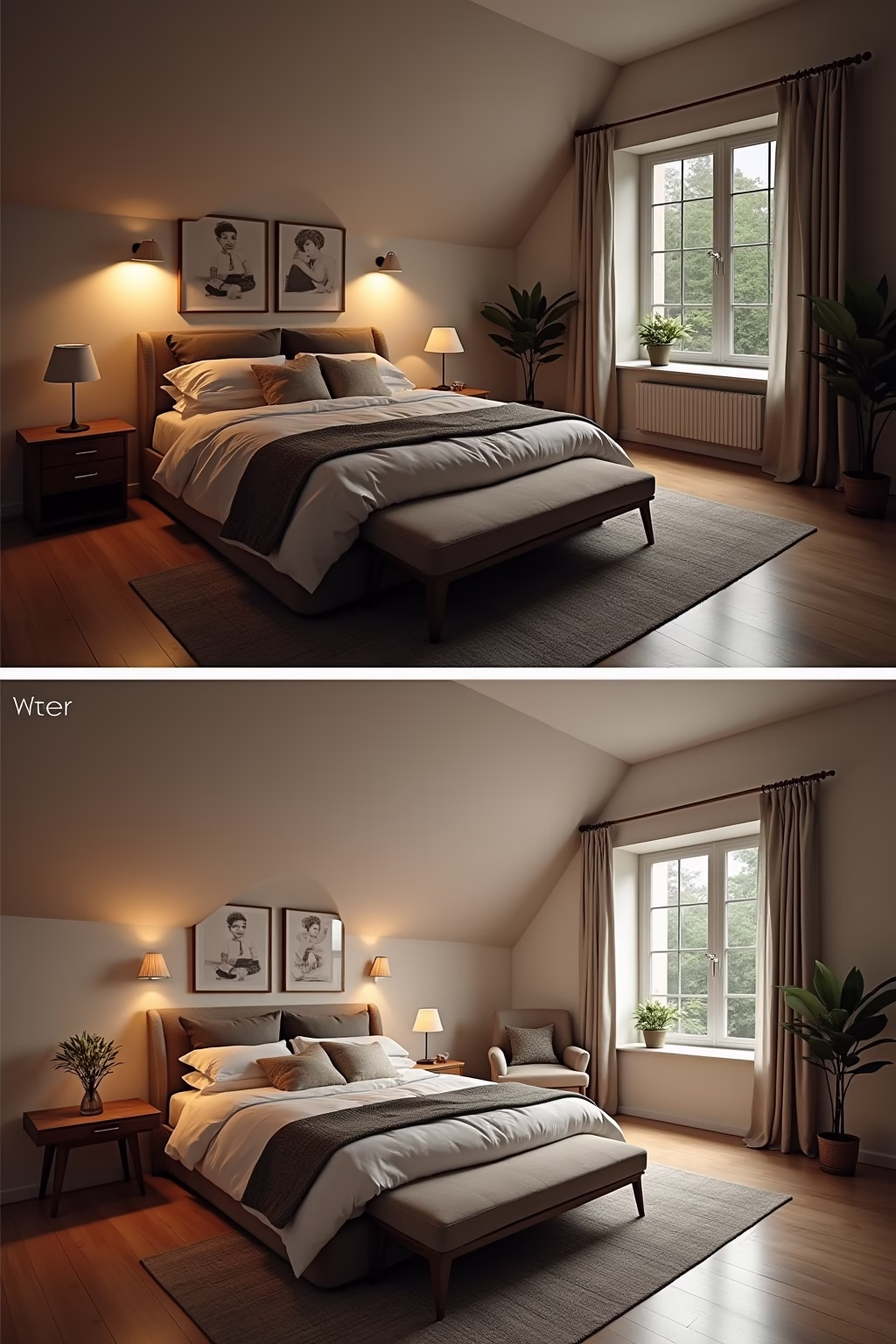 schlafzimmer ideen dachschraege outline 8