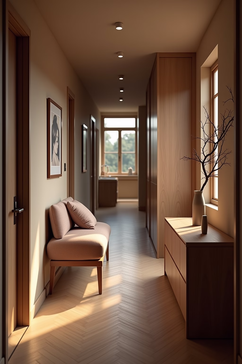 schmalen flur einrichten outline 2