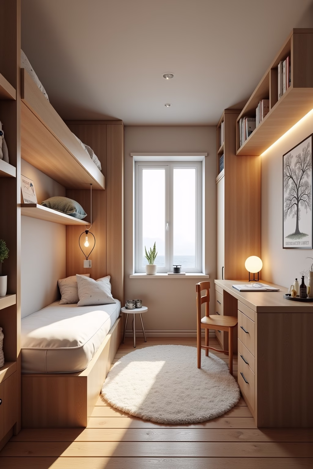 schmales kinderzimmer einrichten outline 1