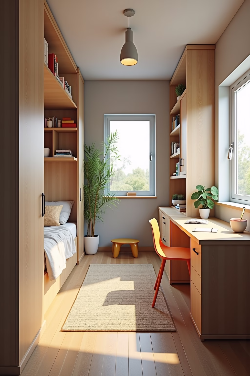 schmales kinderzimmer einrichten outline 5