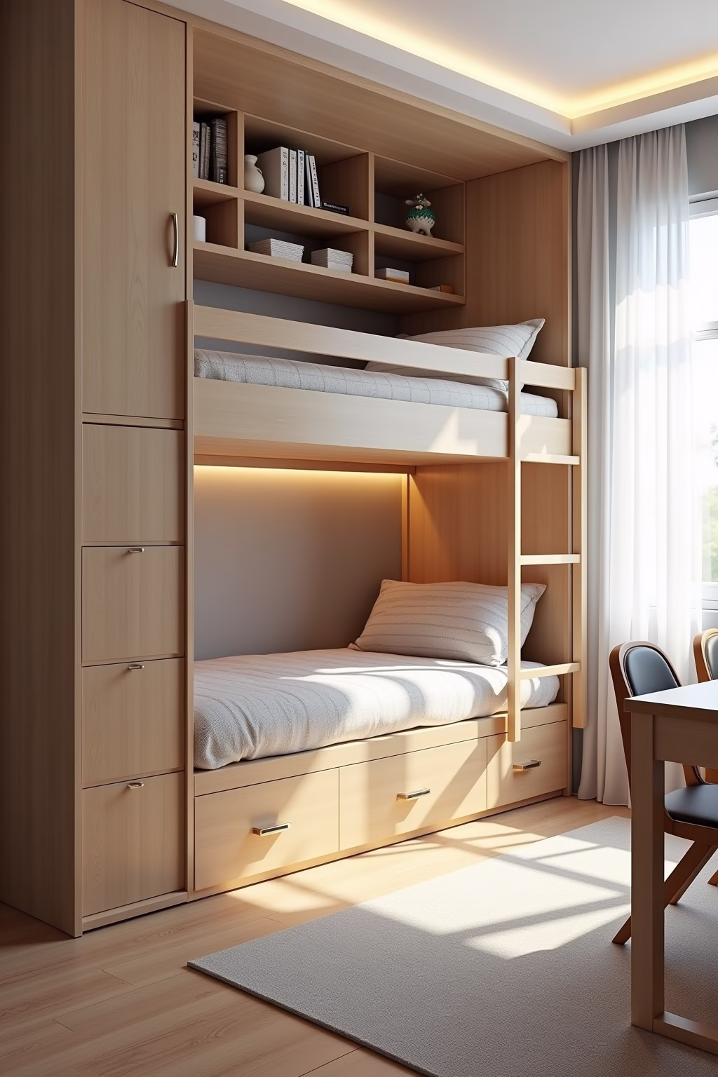 schmales kleines kinderzimmer einrichten outline 2