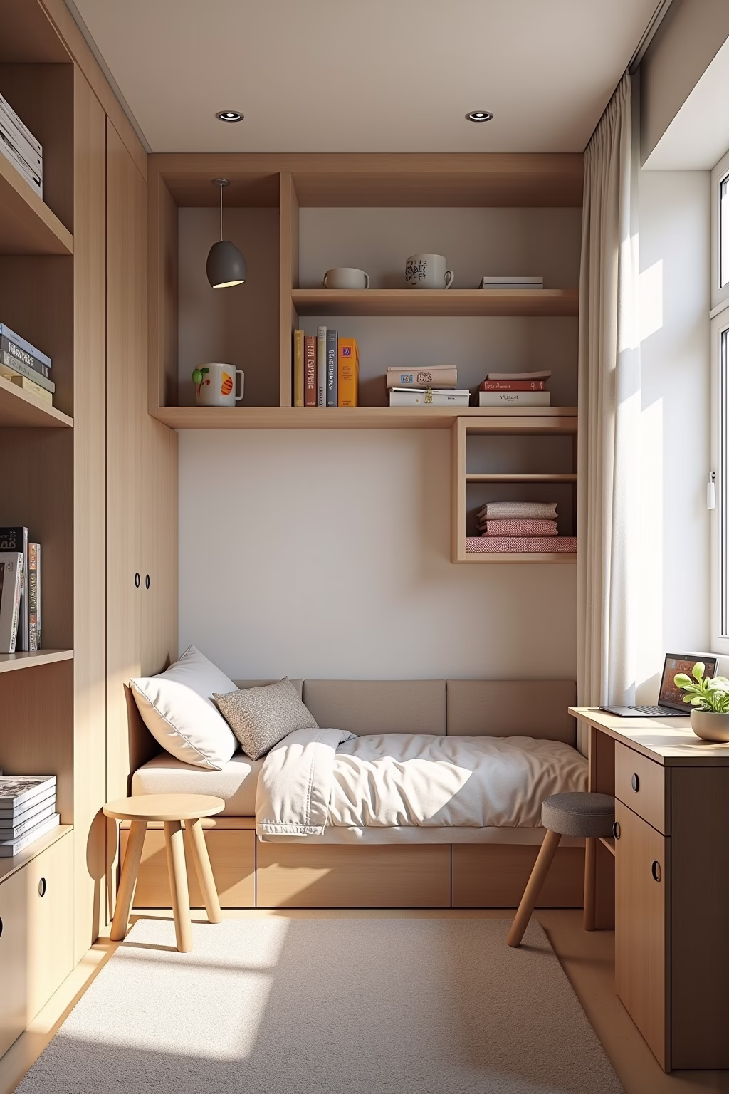 schmales kleines kinderzimmer einrichten outline 4