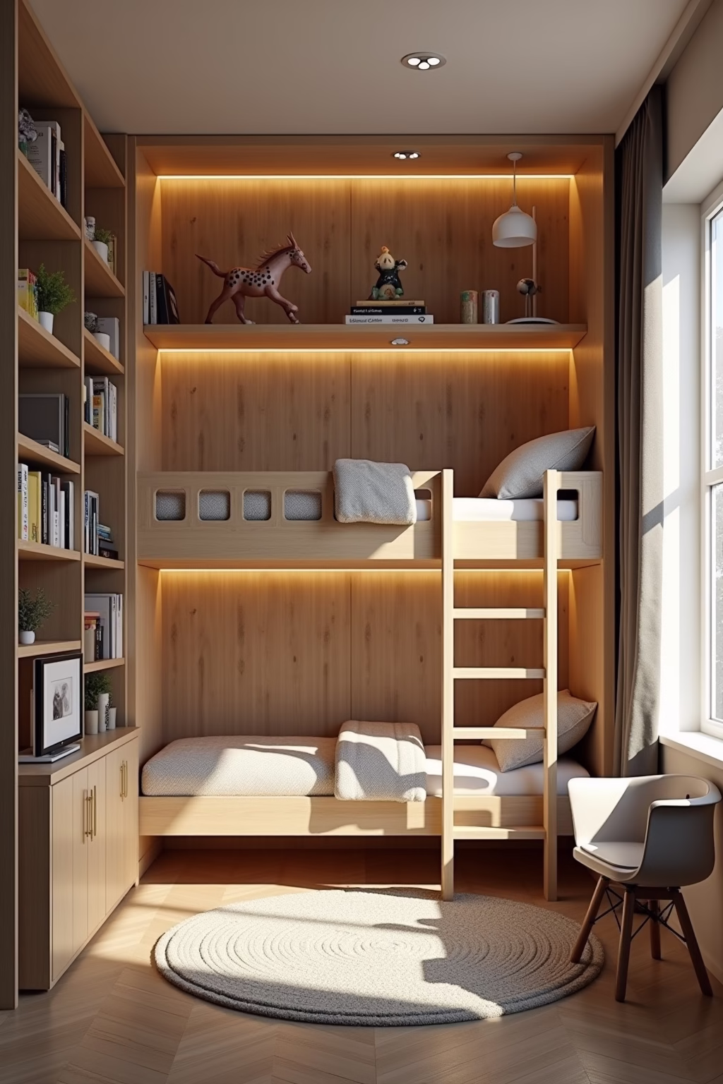 schmales kleines kinderzimmer einrichten outline 6