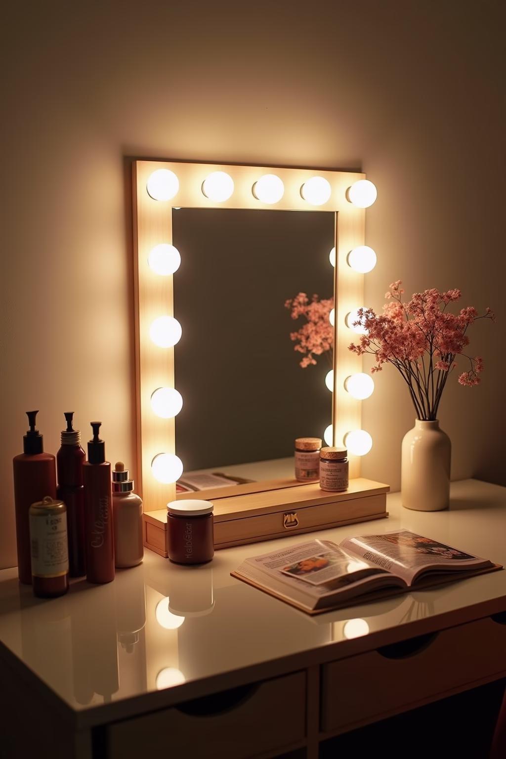 schminktisch einrichten outline 1