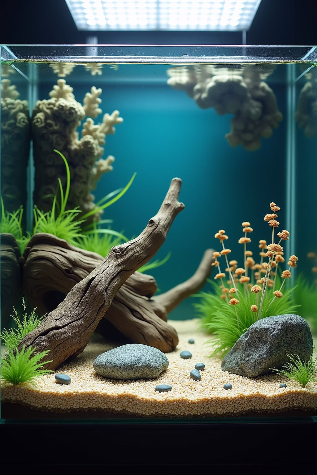 suesswasser aquarium einrichten ideen outline 4