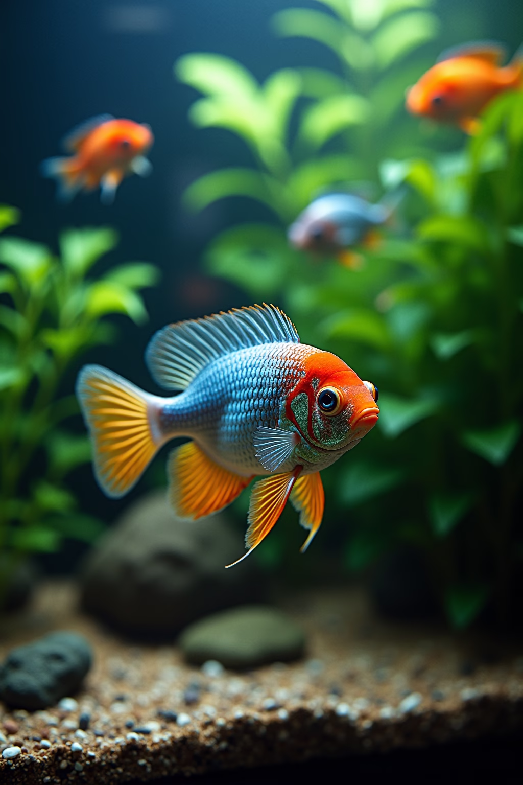 suesswasser aquarium einrichten ideen outline 5