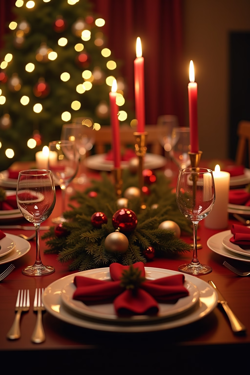 tisch deko weihnachten outline 1