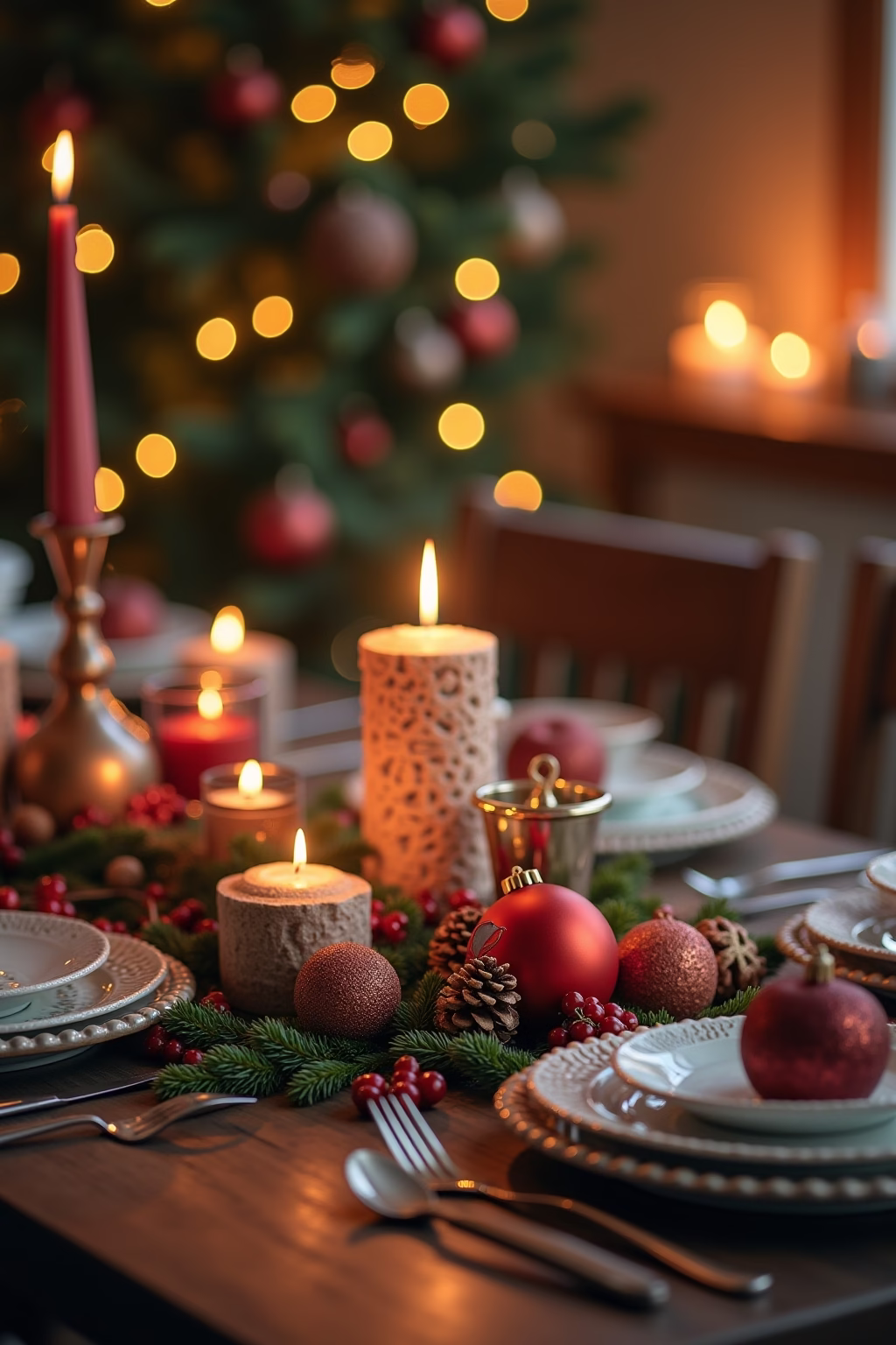 tisch deko weihnachten outline 4