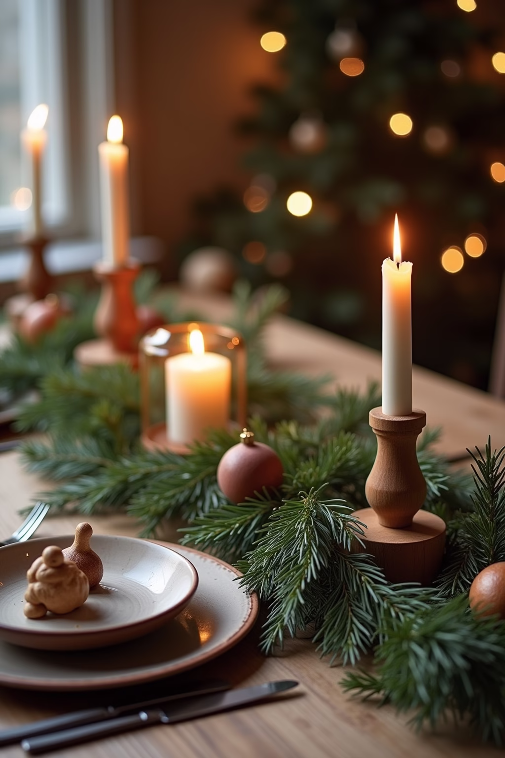 tisch deko weihnachten outline 5