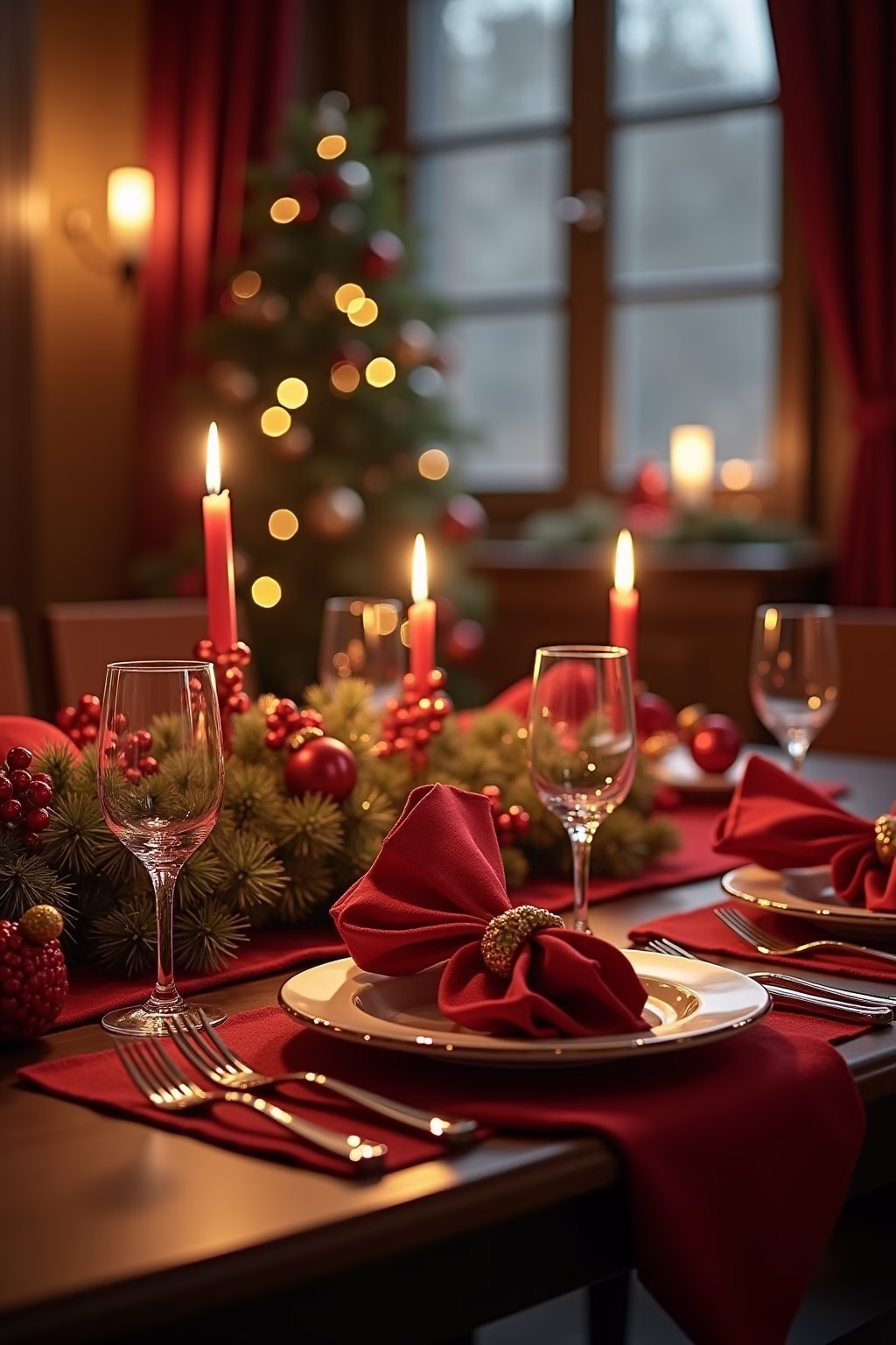 tisch deko weihnachten outline 6