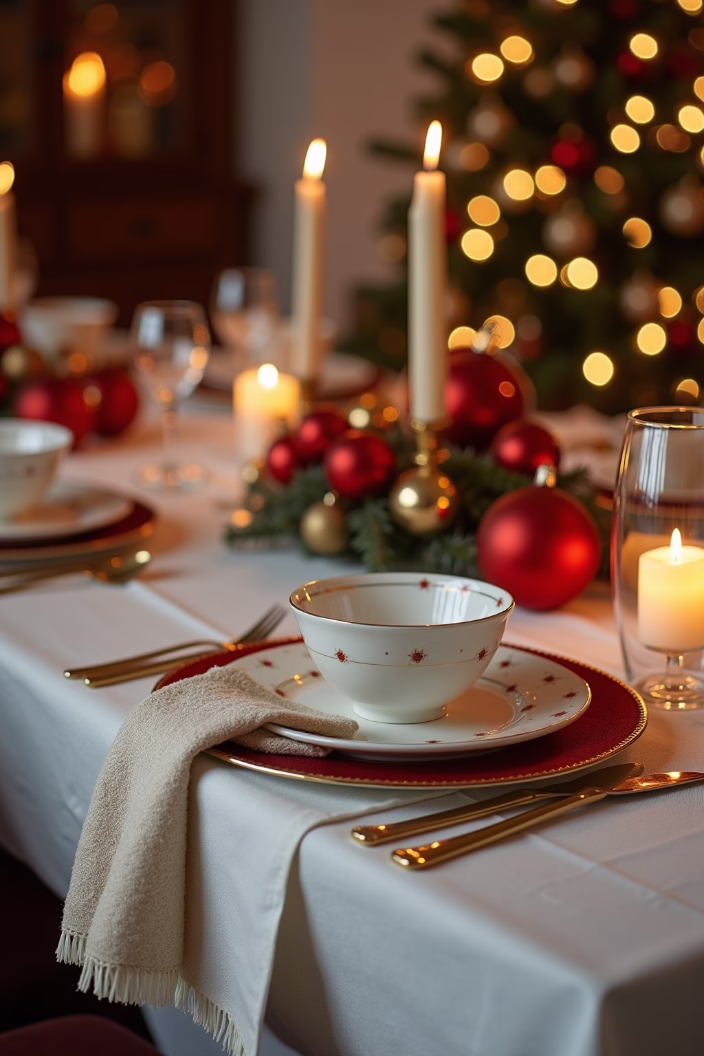 tischdecke weihnachten outline 1