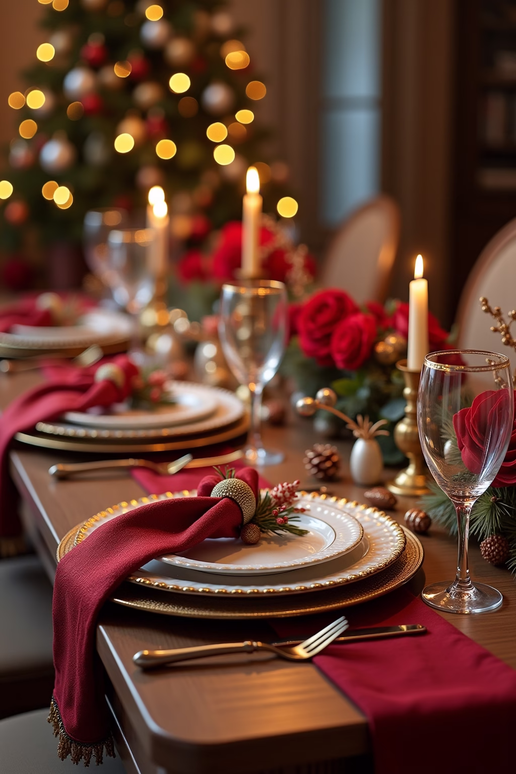 8 Tischdecke Weihnachten Ideen für festliche Tafeln 19 tischdecke weihnachten outline 7