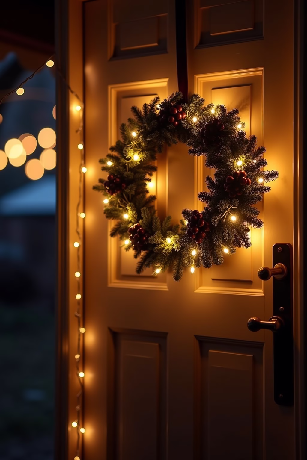 tuerdekoration weihnachten outline 6