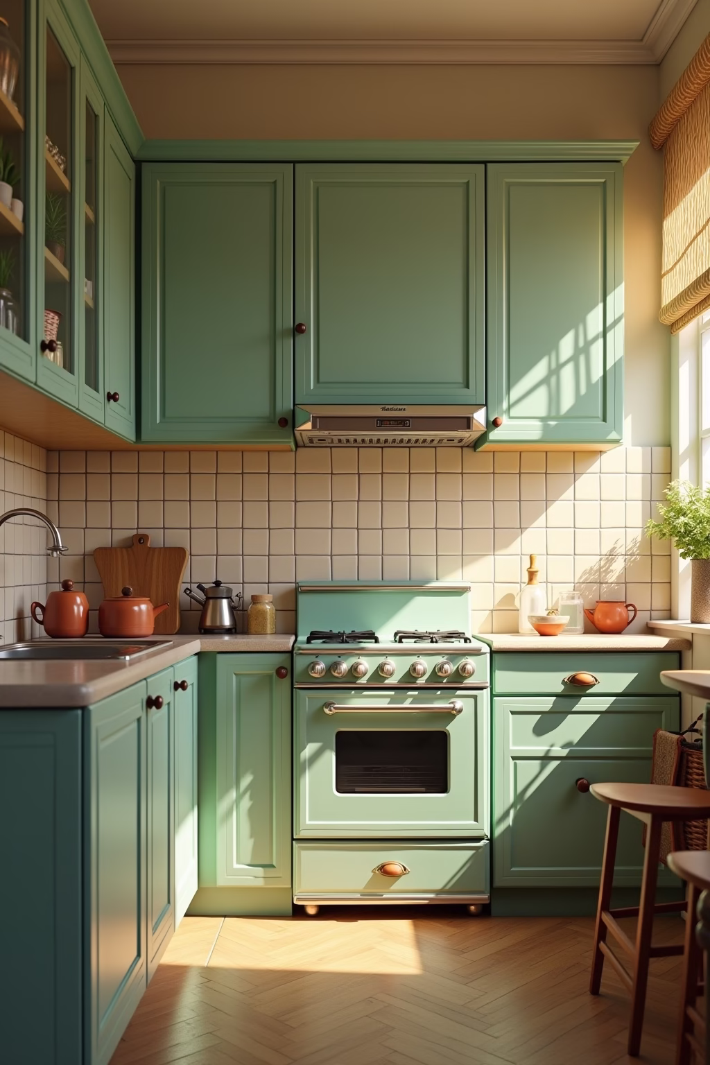 vintage kueche outline 3