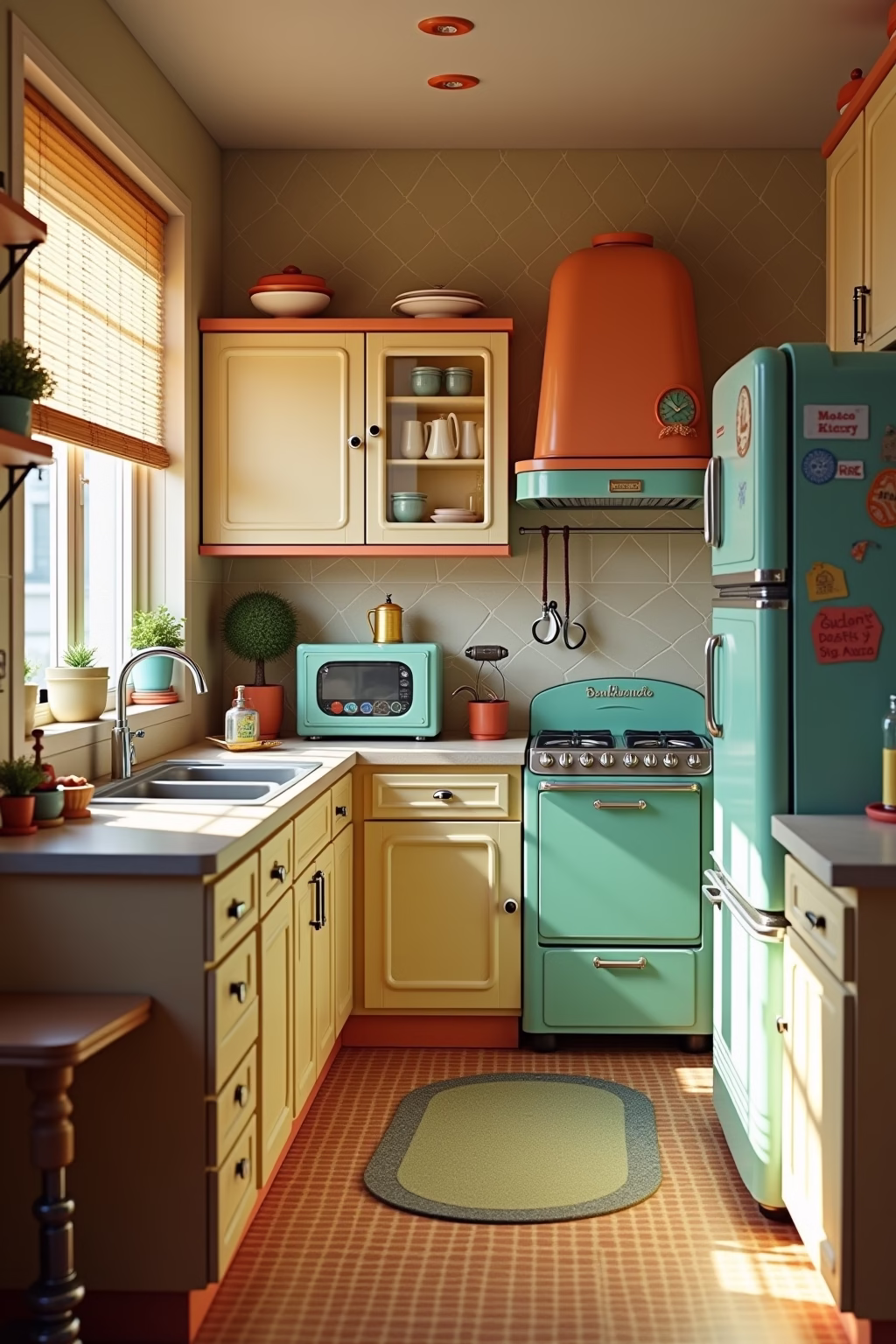vintage kueche outline 8