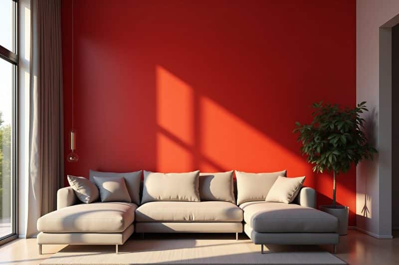 Wand rot streichen: Die besten Ideen