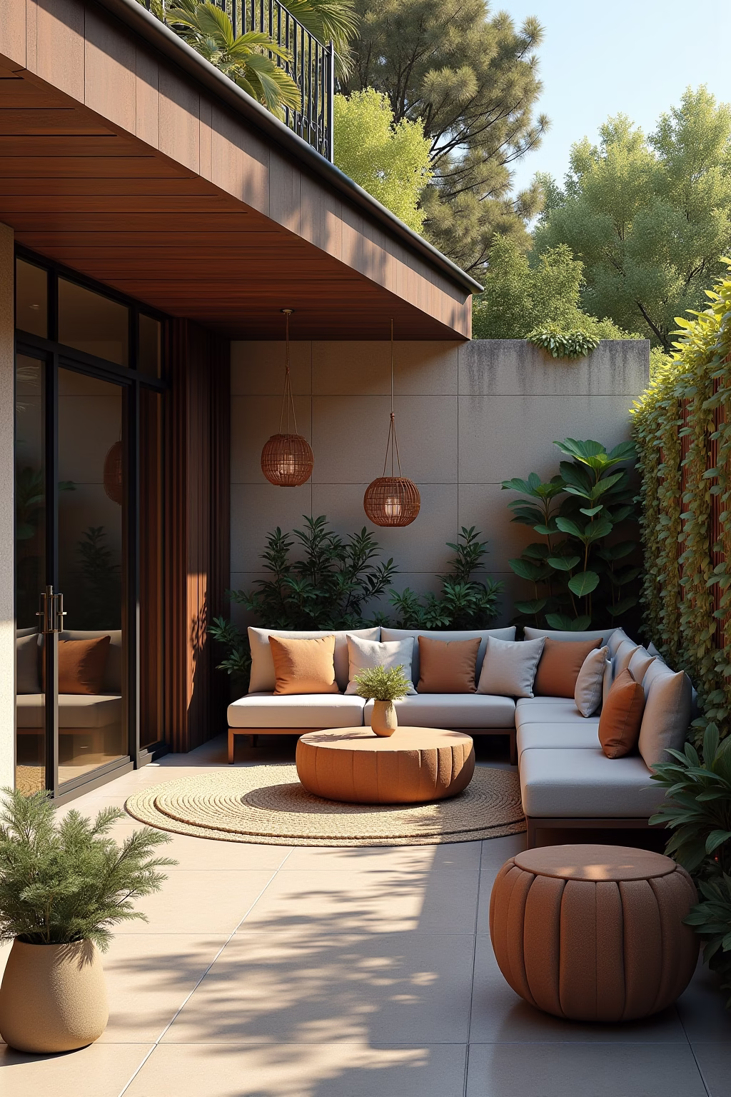 wanddeko terrasse outline 4