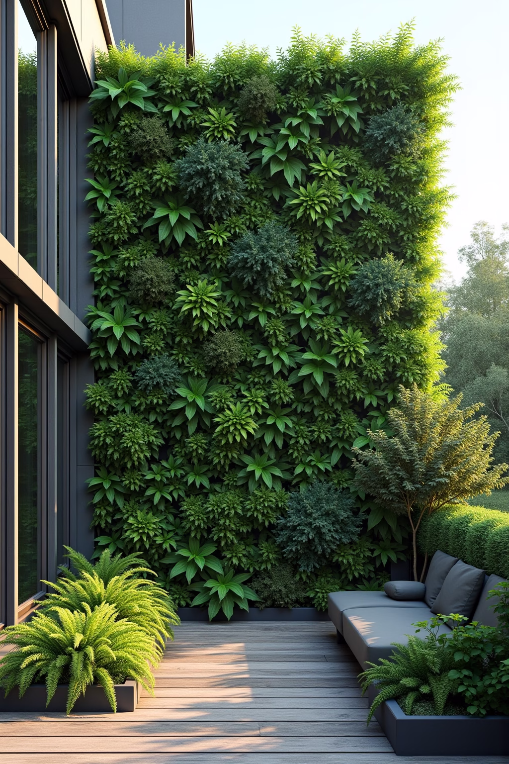 wanddeko terrasse outline 5