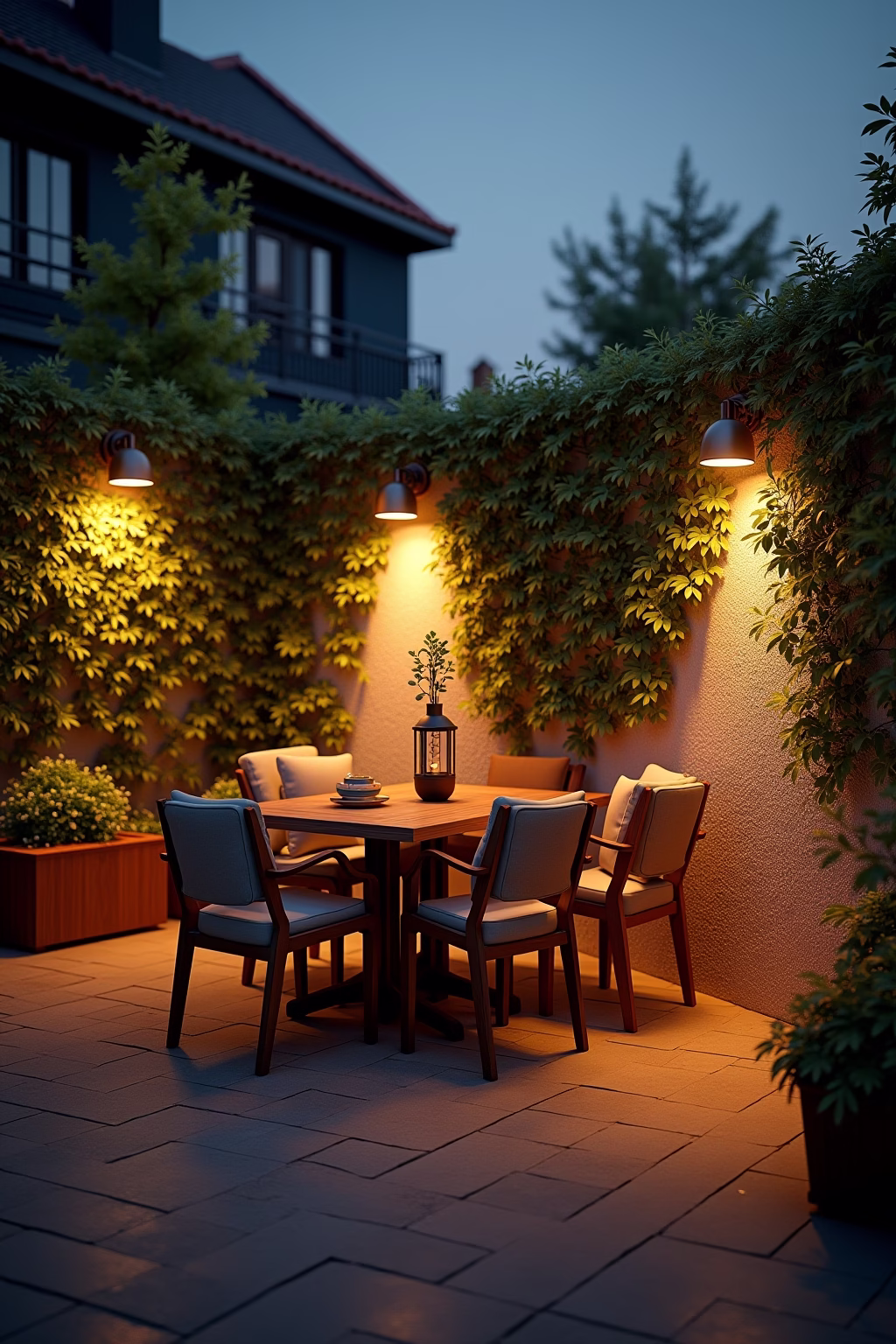 wanddeko terrasse outline 6