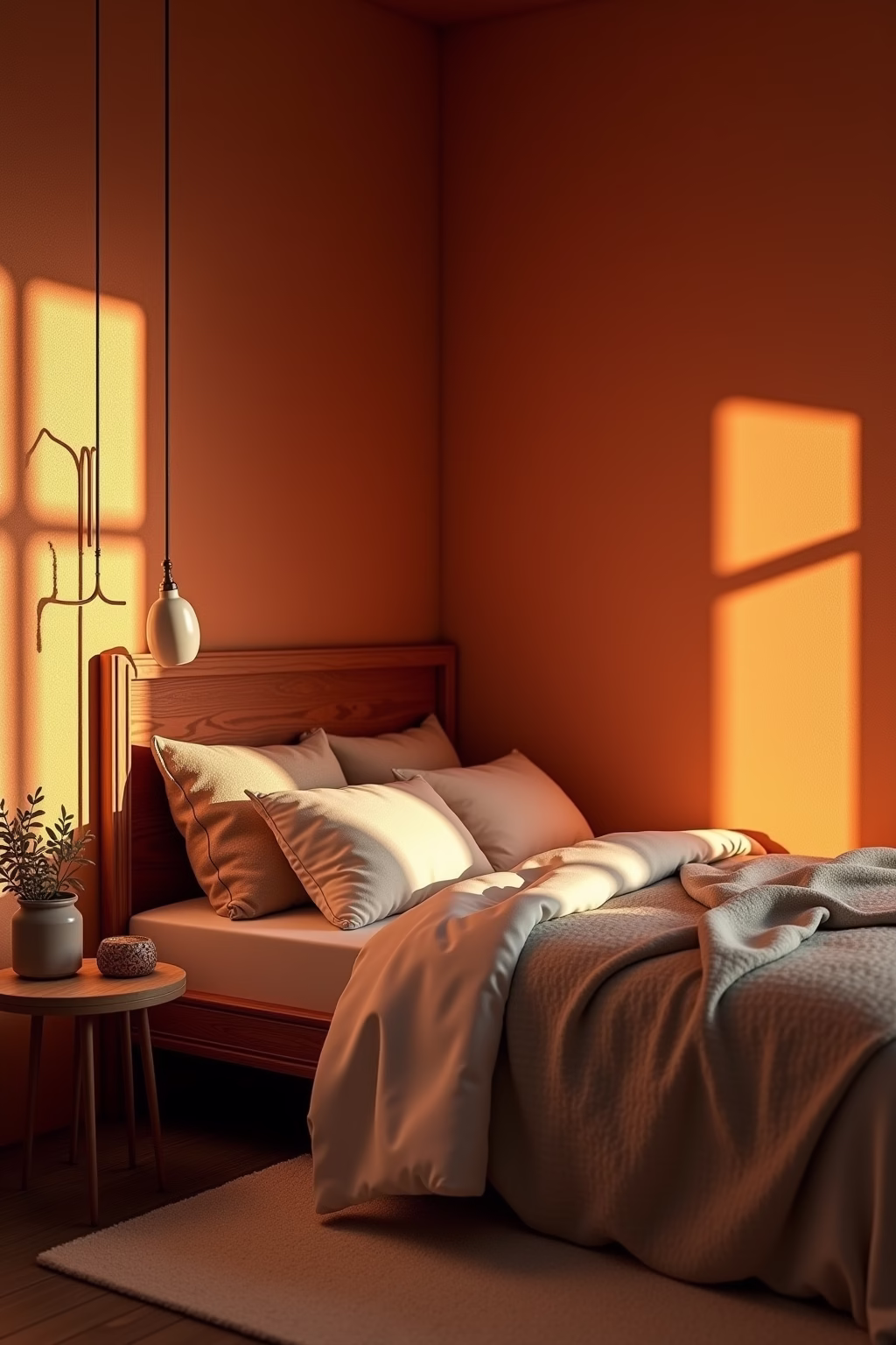 warmes schlafzimmer outline 4