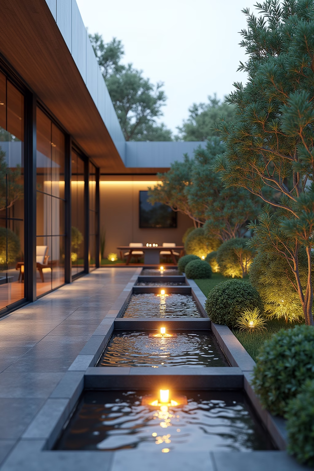 wasserbecken terrasse outline 2