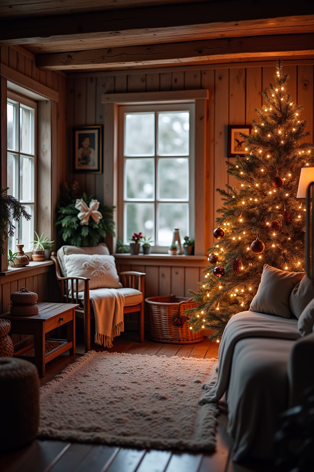 weihnachten haus dekoration outline 1