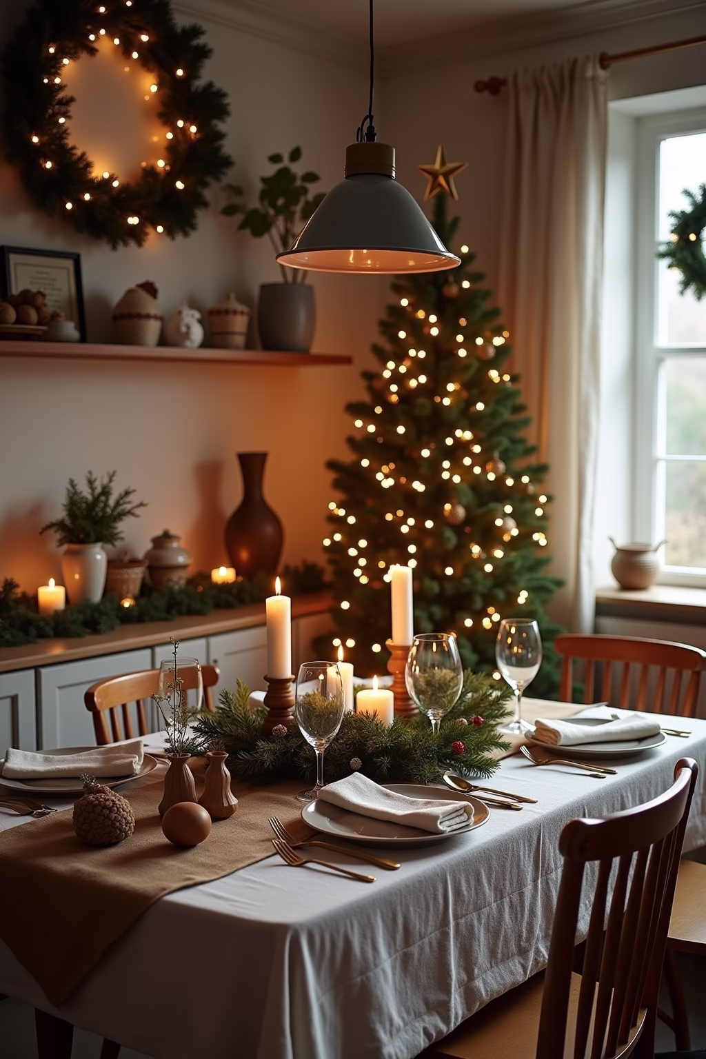 weihnachten haus dekoration outline 4