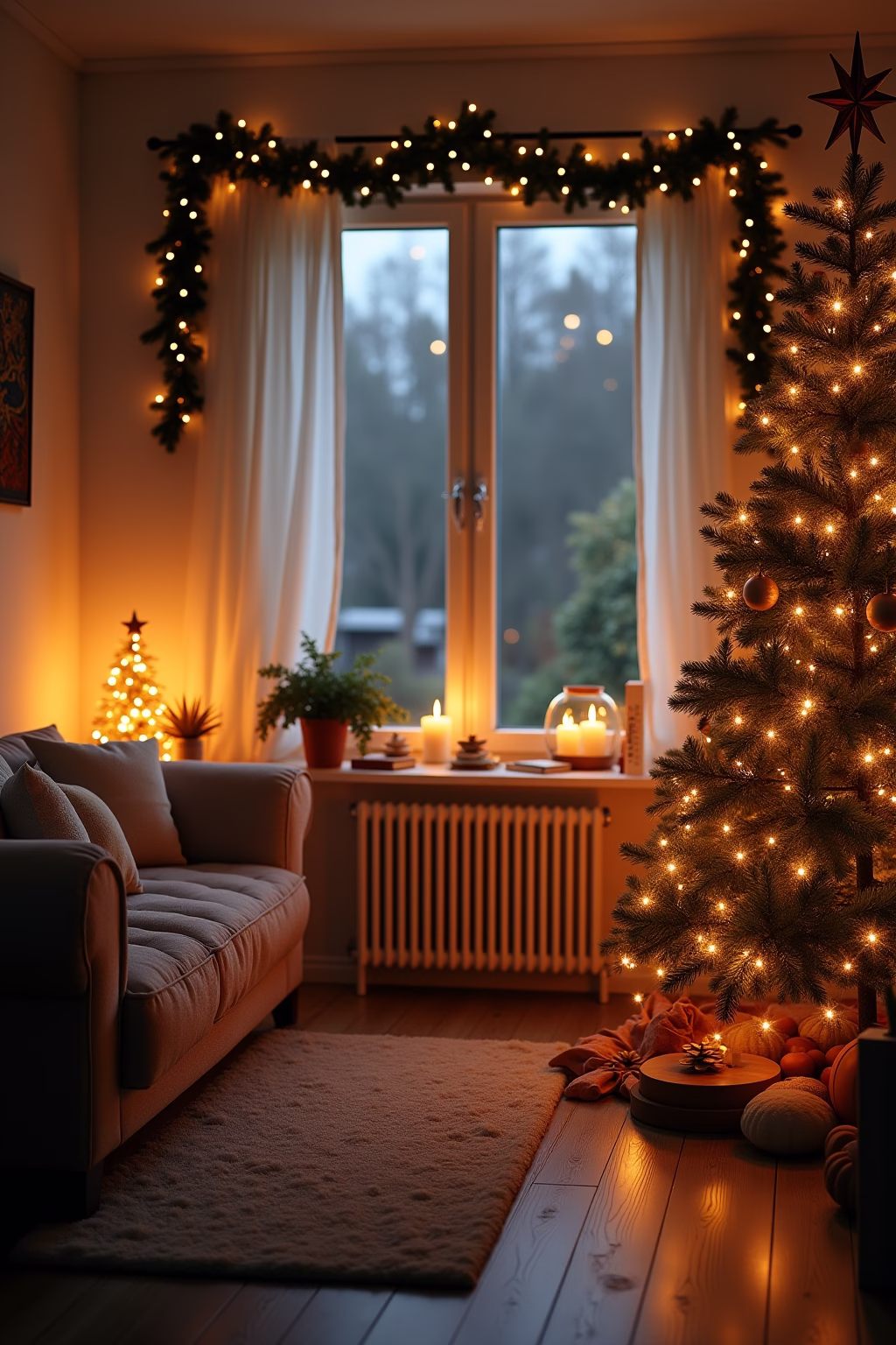 weihnachten haus dekoration outline 5