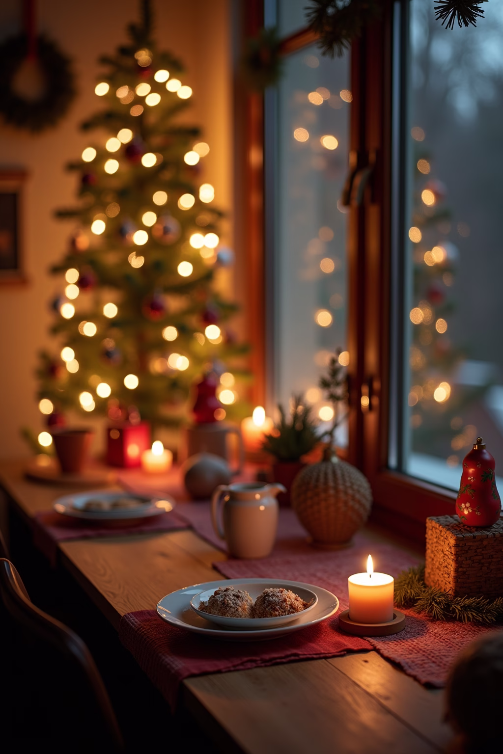 weihnachten haus dekoration outline 6