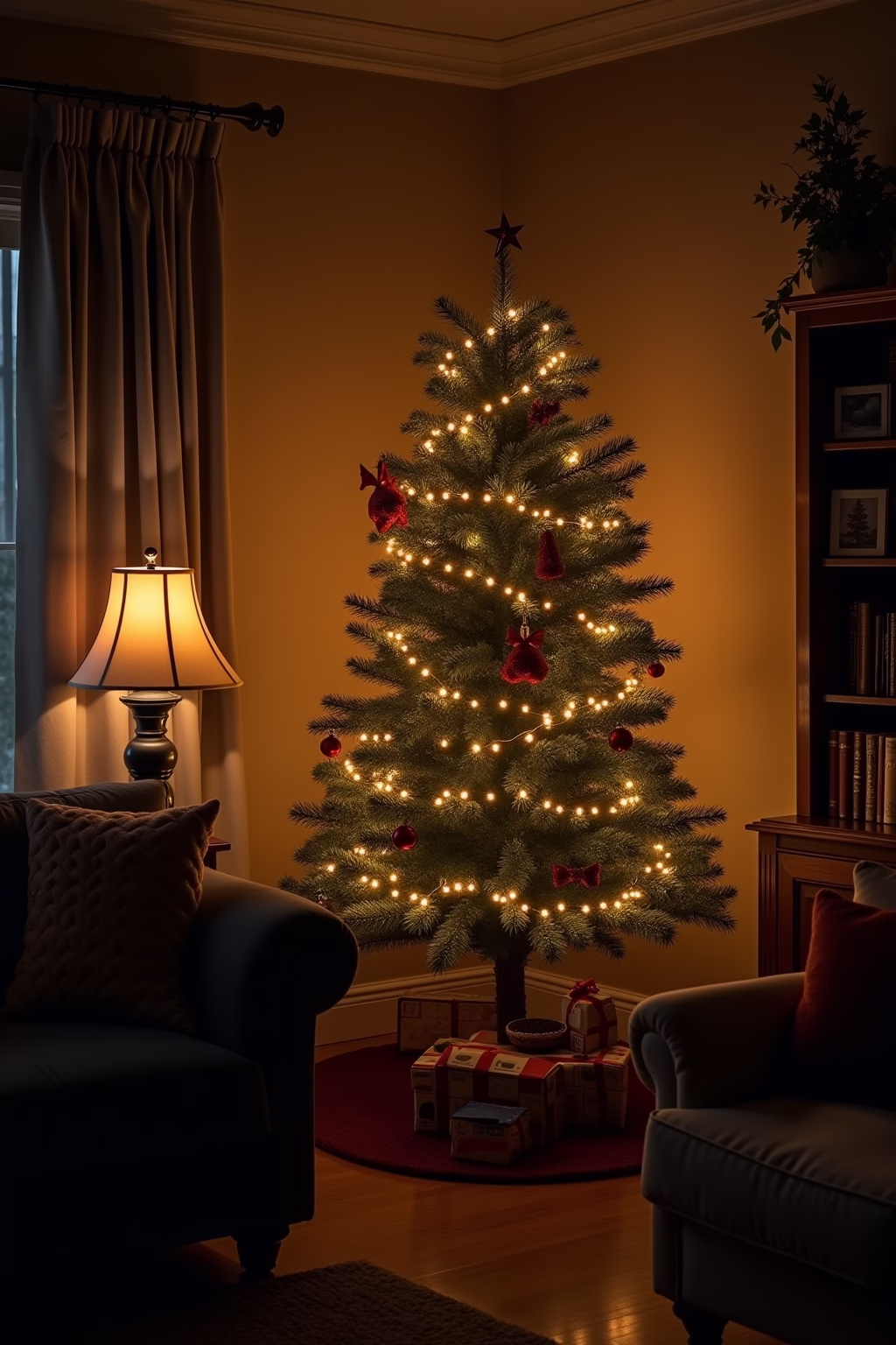 weihnachten haus dekoration outline 7