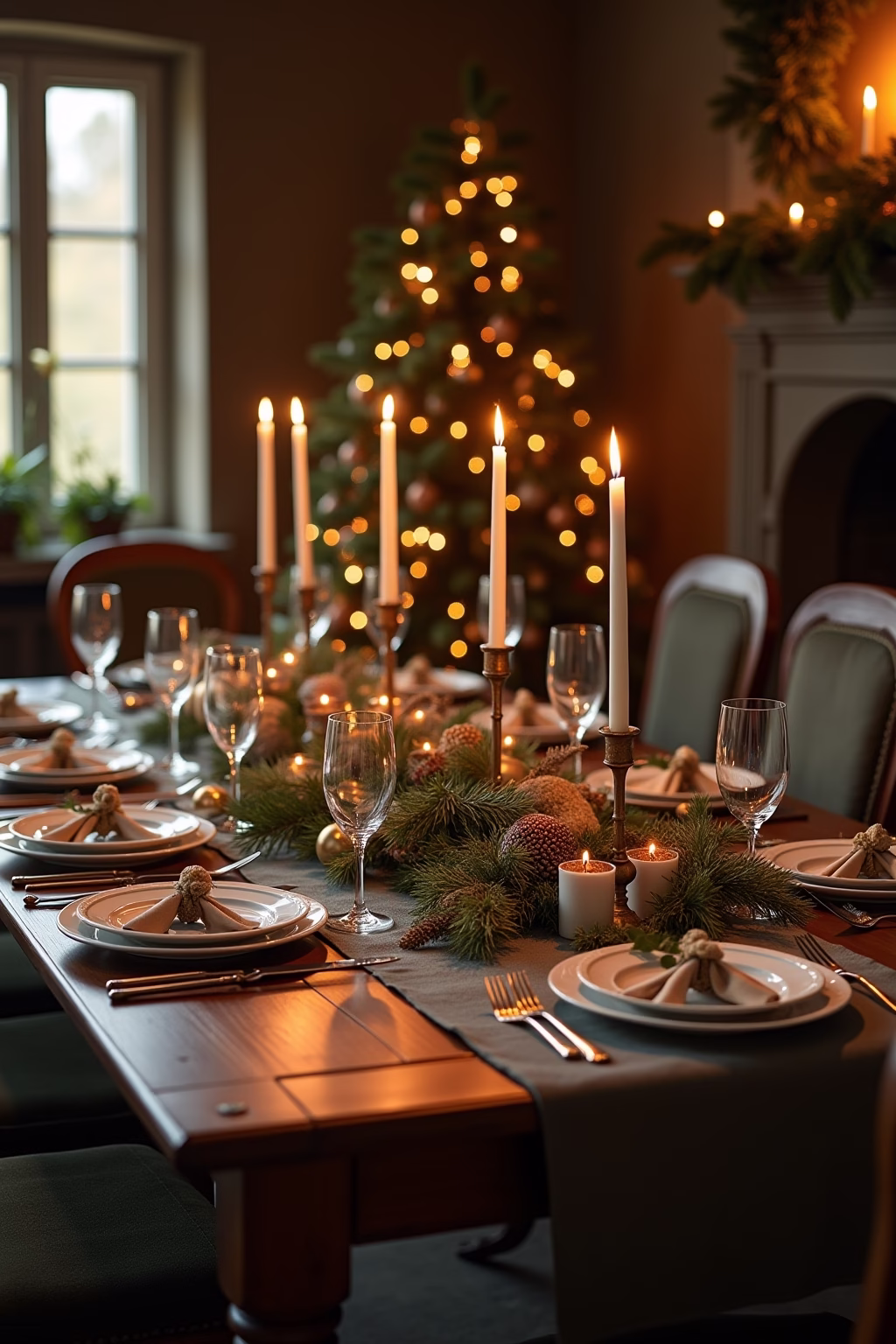 weihnachtliche tischdeko outline 2 1