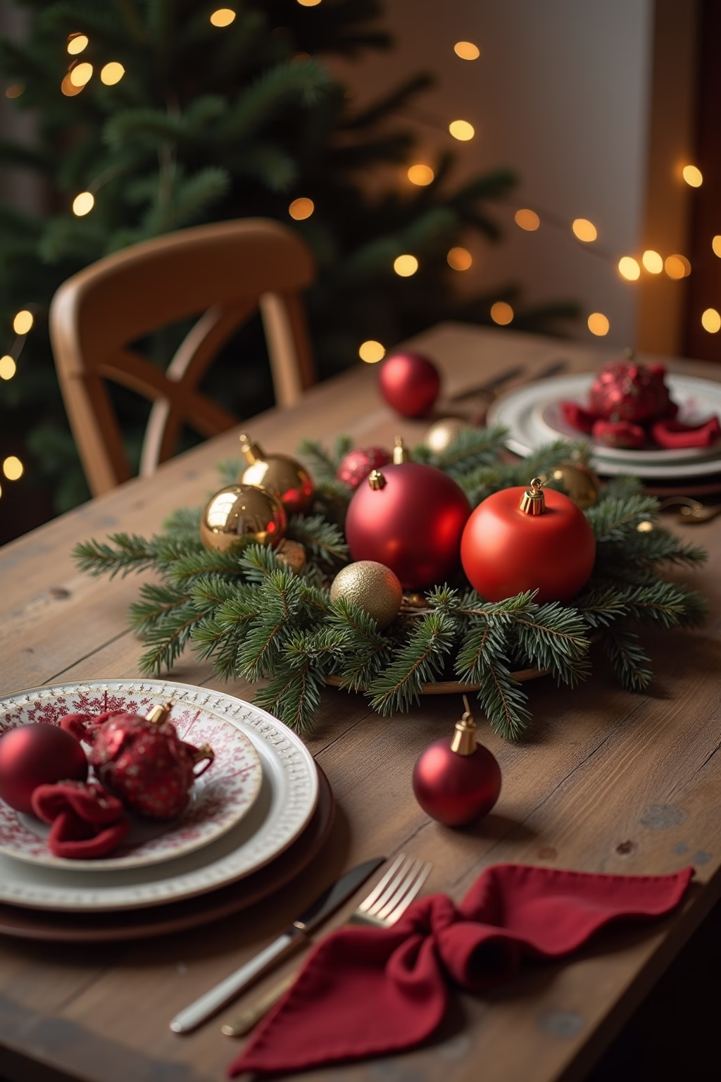 weihnachtliche tischdeko outline 5 1