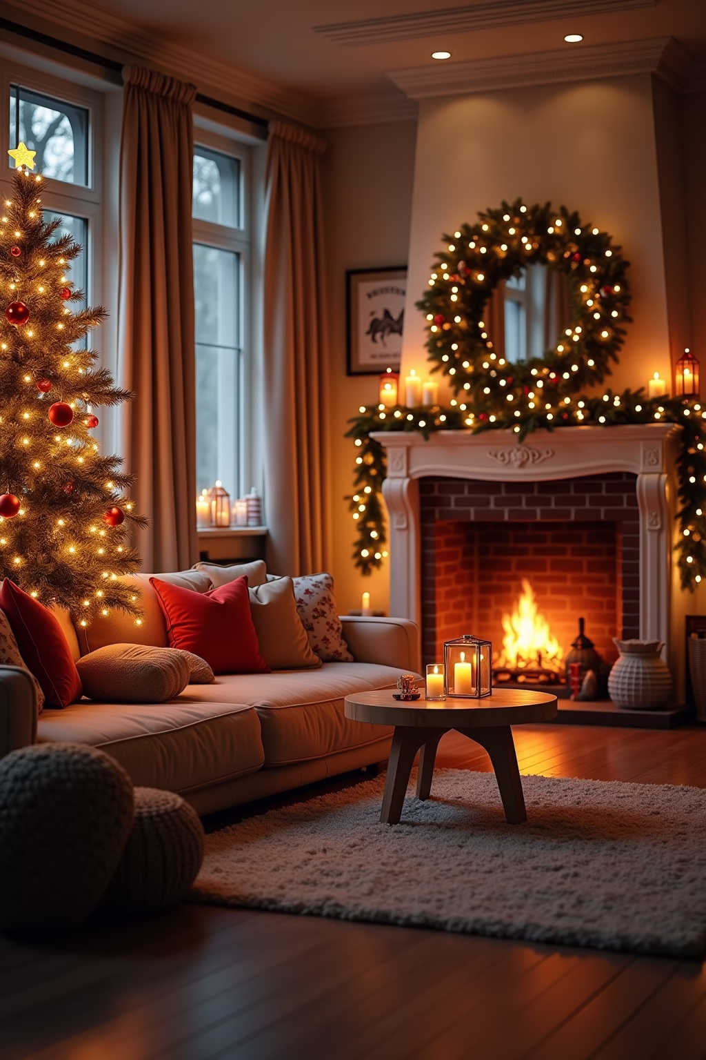 weihnachtliches zuhause outline 1