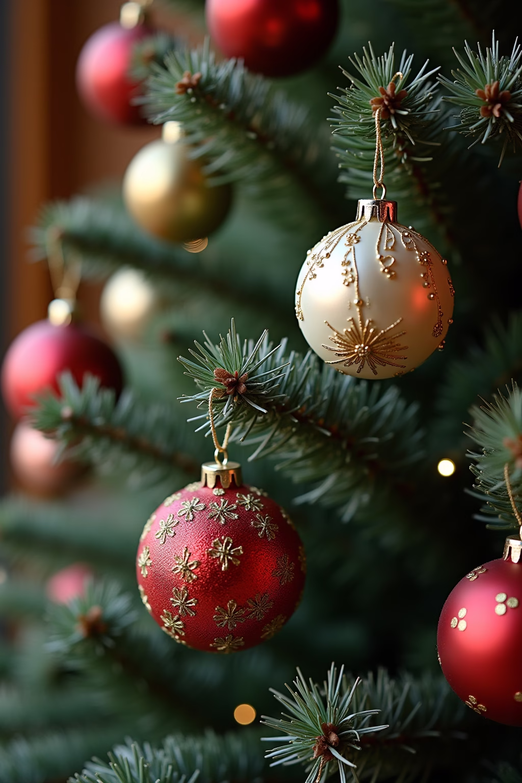 weihnachtsbaum dekoration modern outline 4