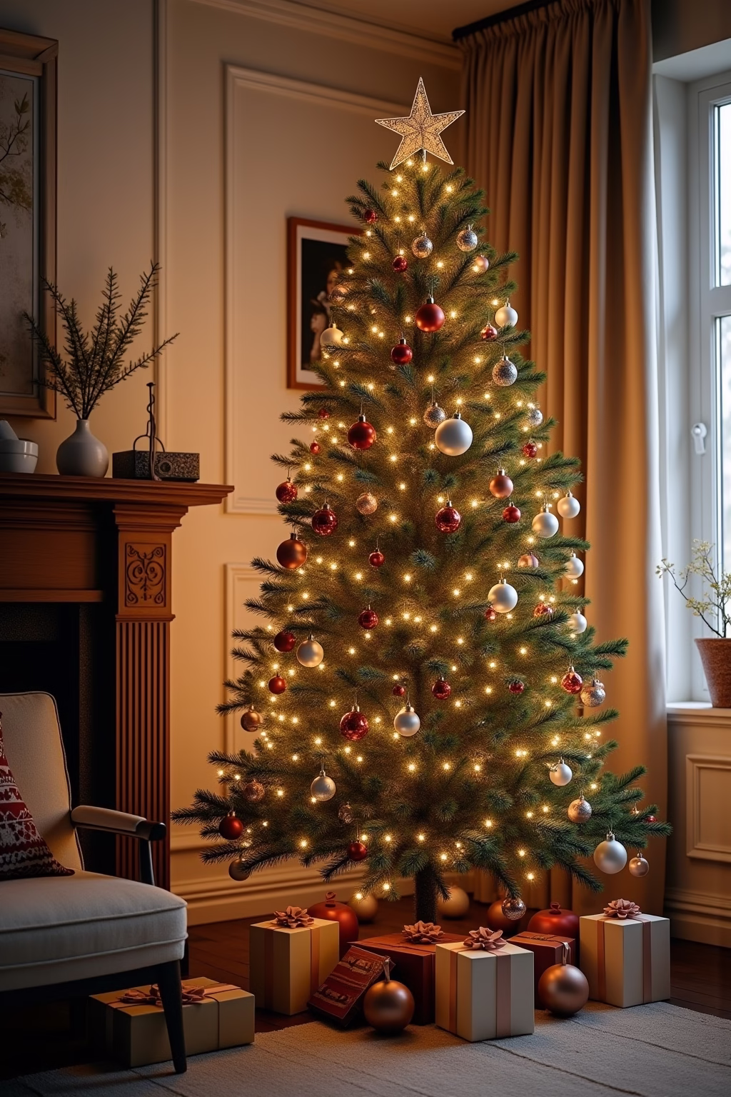 weihnachtsbaum inspiration outline 1