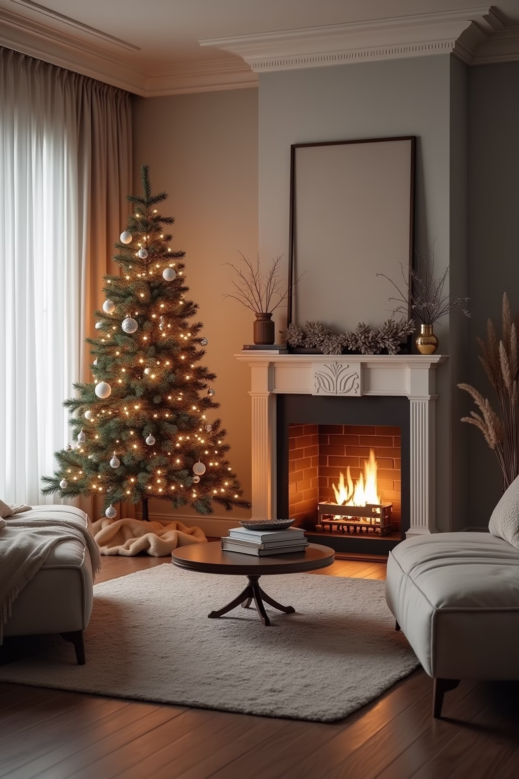 weihnachtsdeko wohnzimmer outline 4 1