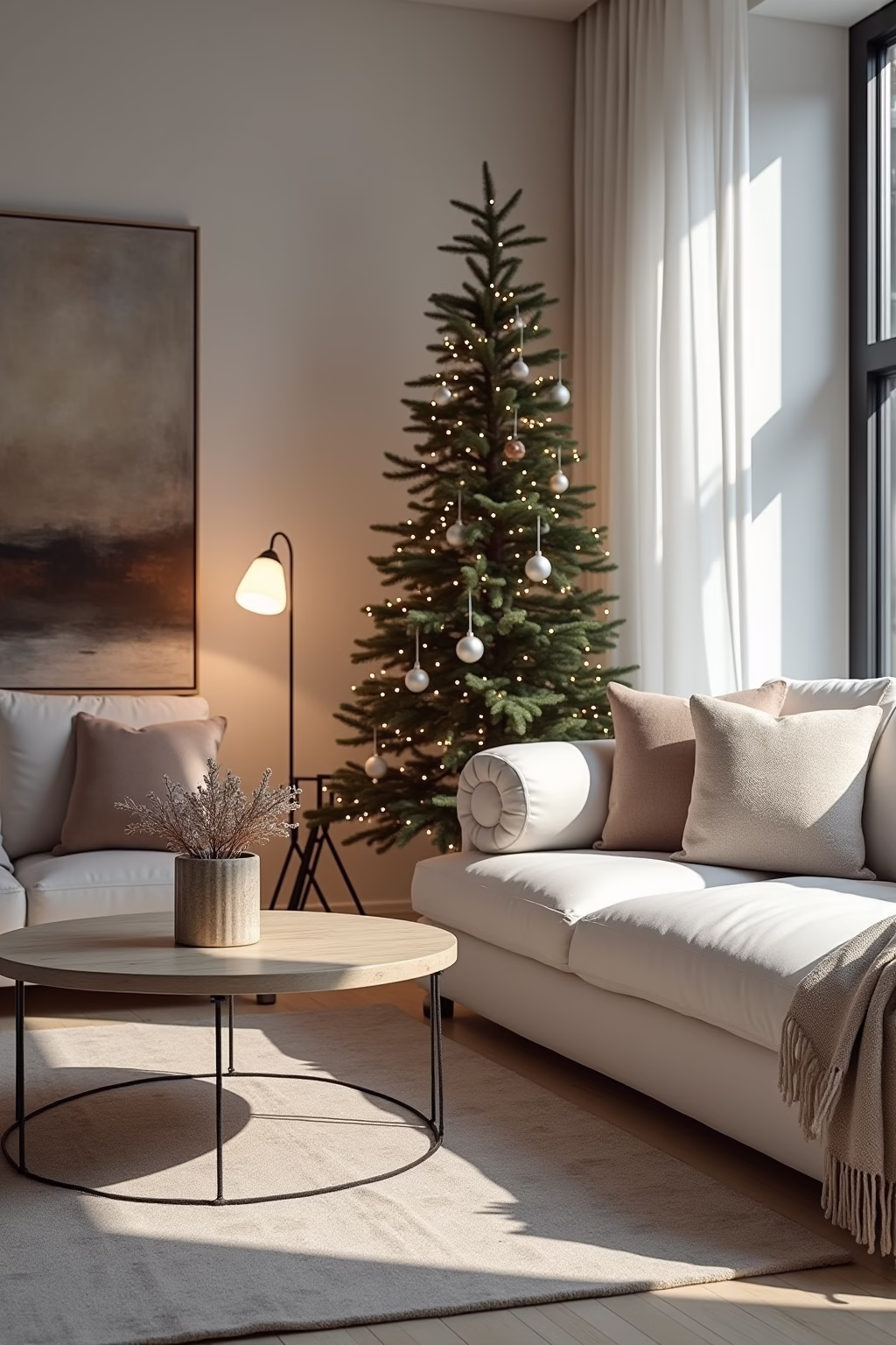 weihnachtsdeko wohnzimmer outline 4