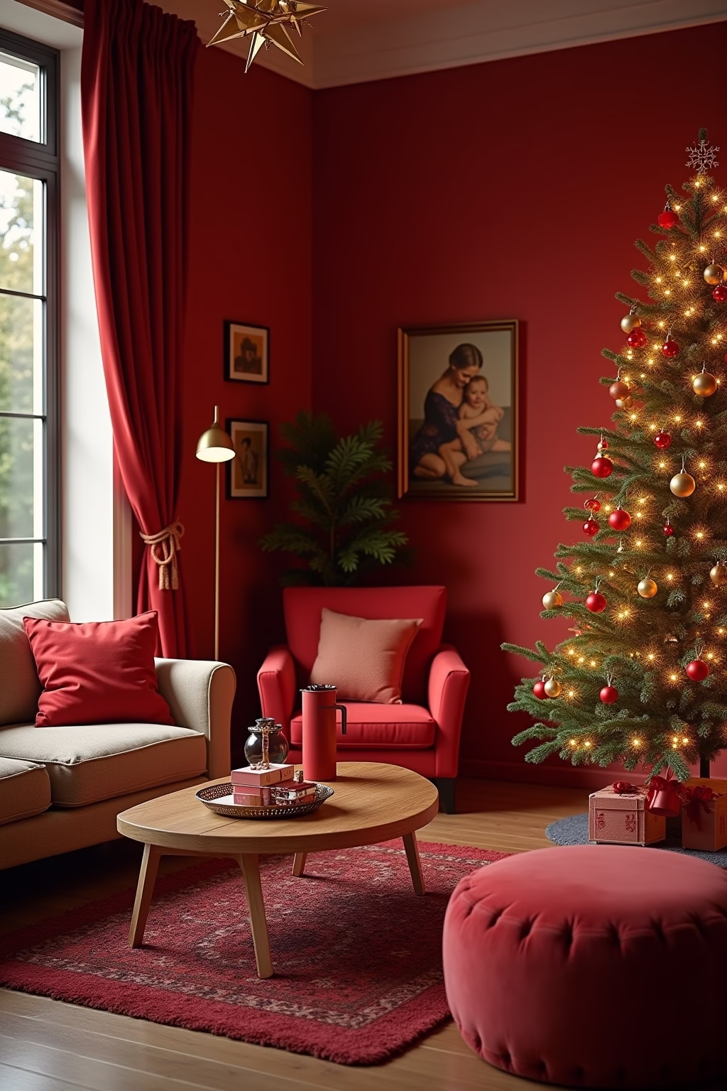 weihnachtsdeko wohnzimmer outline 5 1