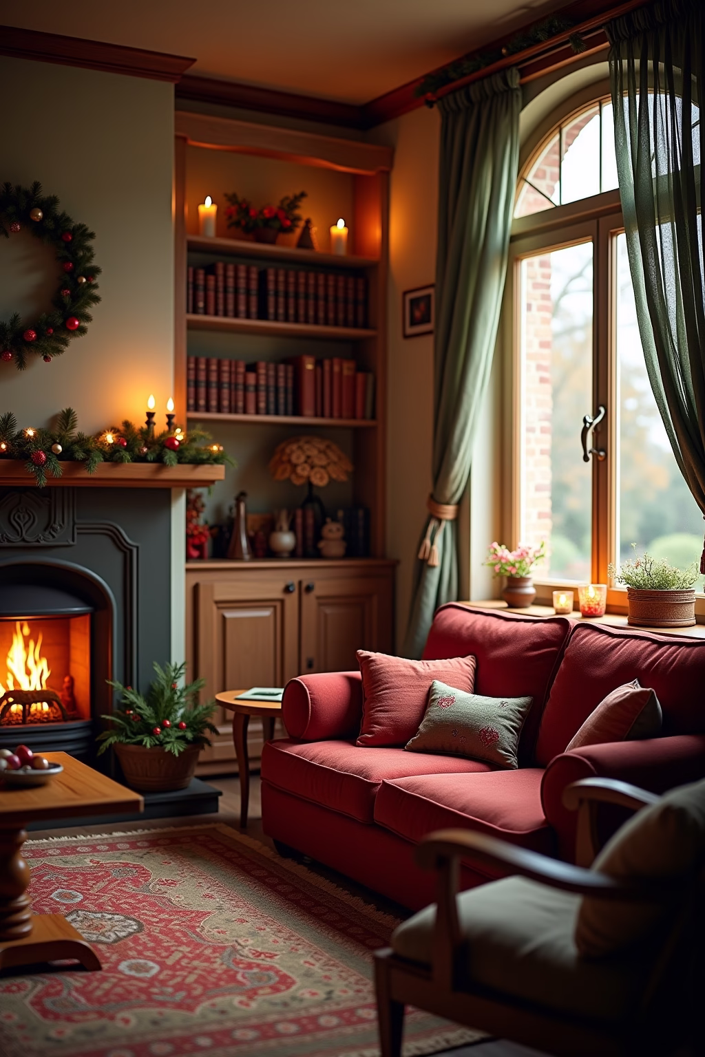 weihnachtsdeko wohnzimmer outline 5