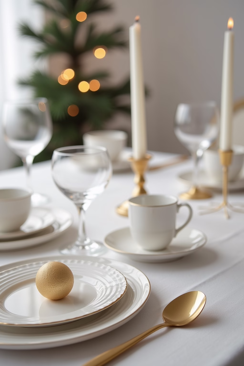 weihnachtsdekoration ideen tisch outline 3